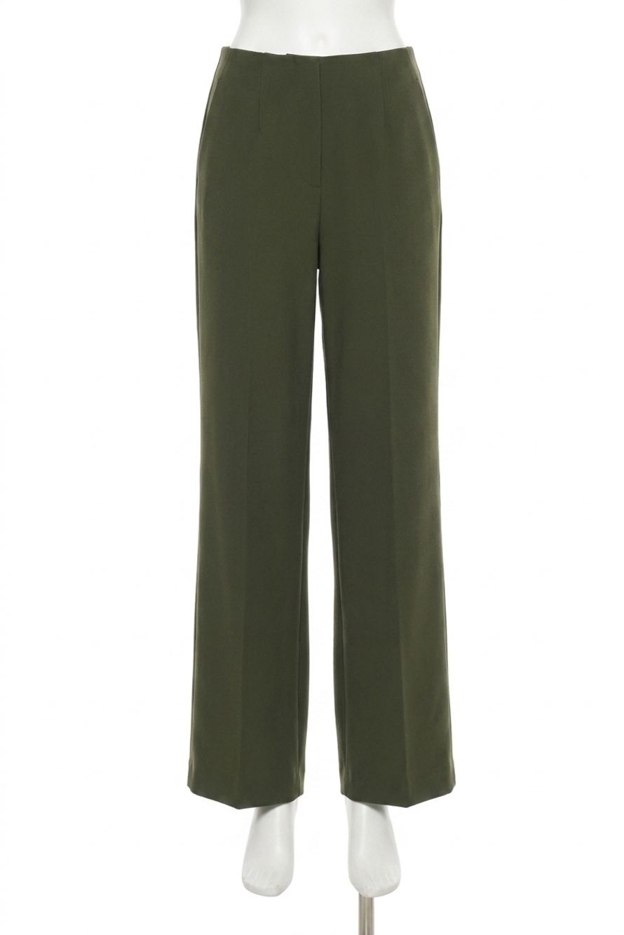 NEW JOSEPH RIBKOFF high waist pull on wide-leg pants in iguana